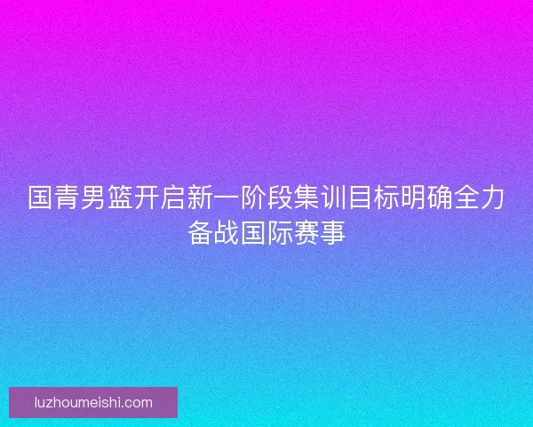 国青男篮开启新一阶段集训目标明确全力备战国际赛事